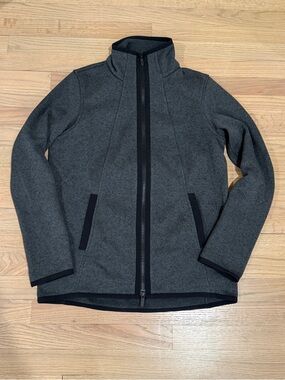 Women’s lululemon athletica Dark Gray Full-Zip Jacket/Fleece, Size 8